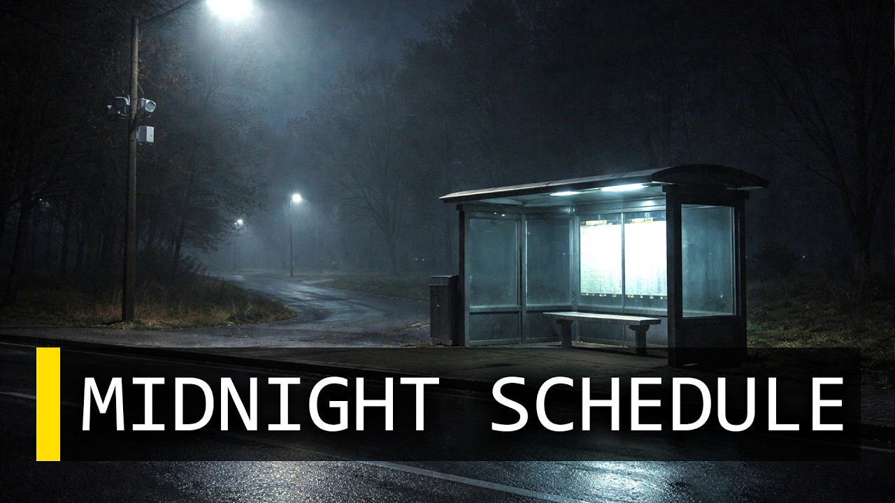 The Bus Stop Where Every Schedule Changed at Midnight | Calm Male Narration
