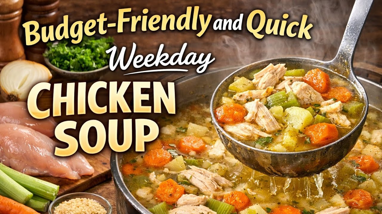 Budget-friendly and Quick Chicken Soup