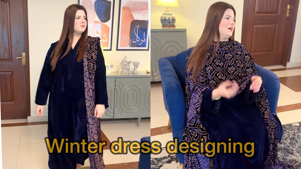 Winter dress designing ideas | 2025 winter dresses
