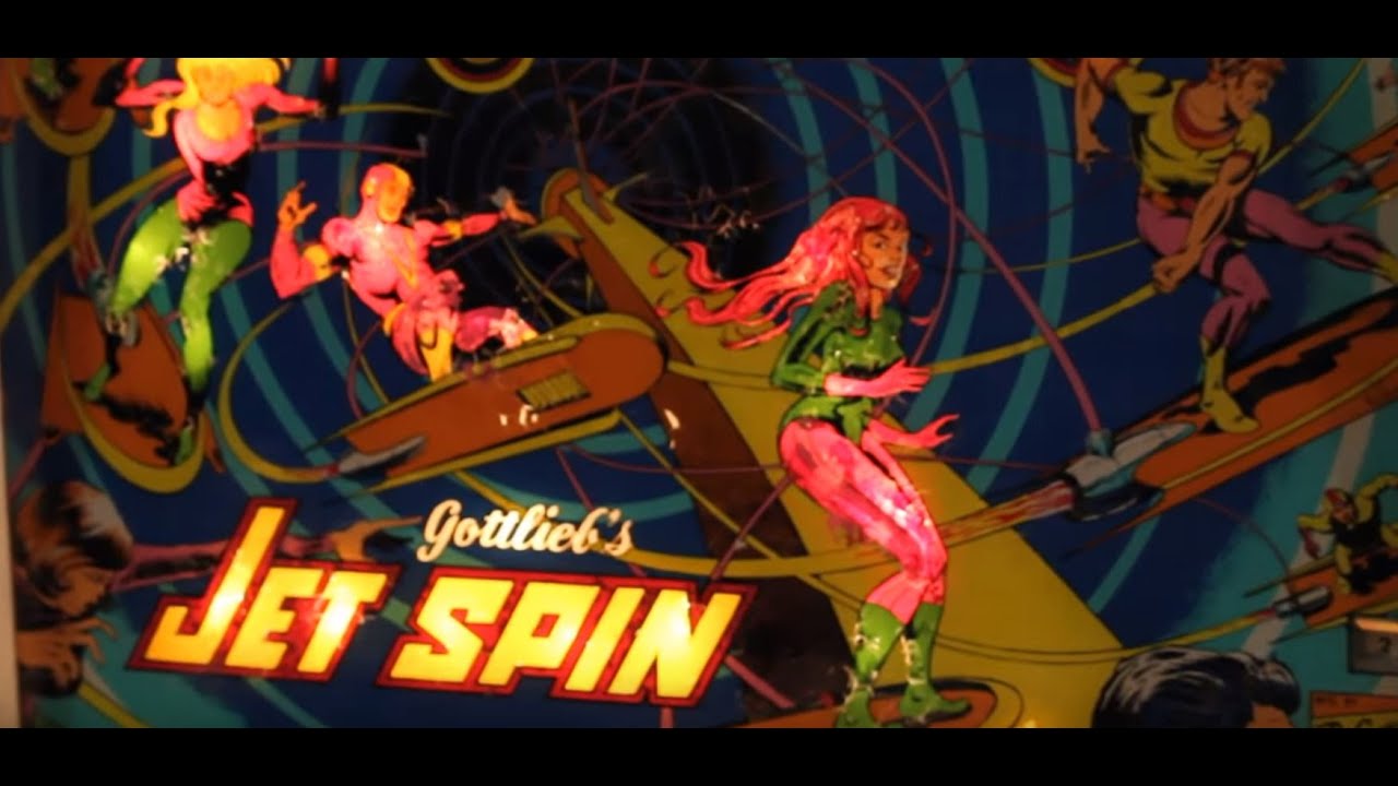 1977 Gottlieb JET SPIN pinball machine
