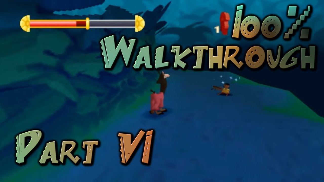 The Emperor's New Groove (PS1) 100% Walkthrough Part 6: Jungle Night Chapter 2