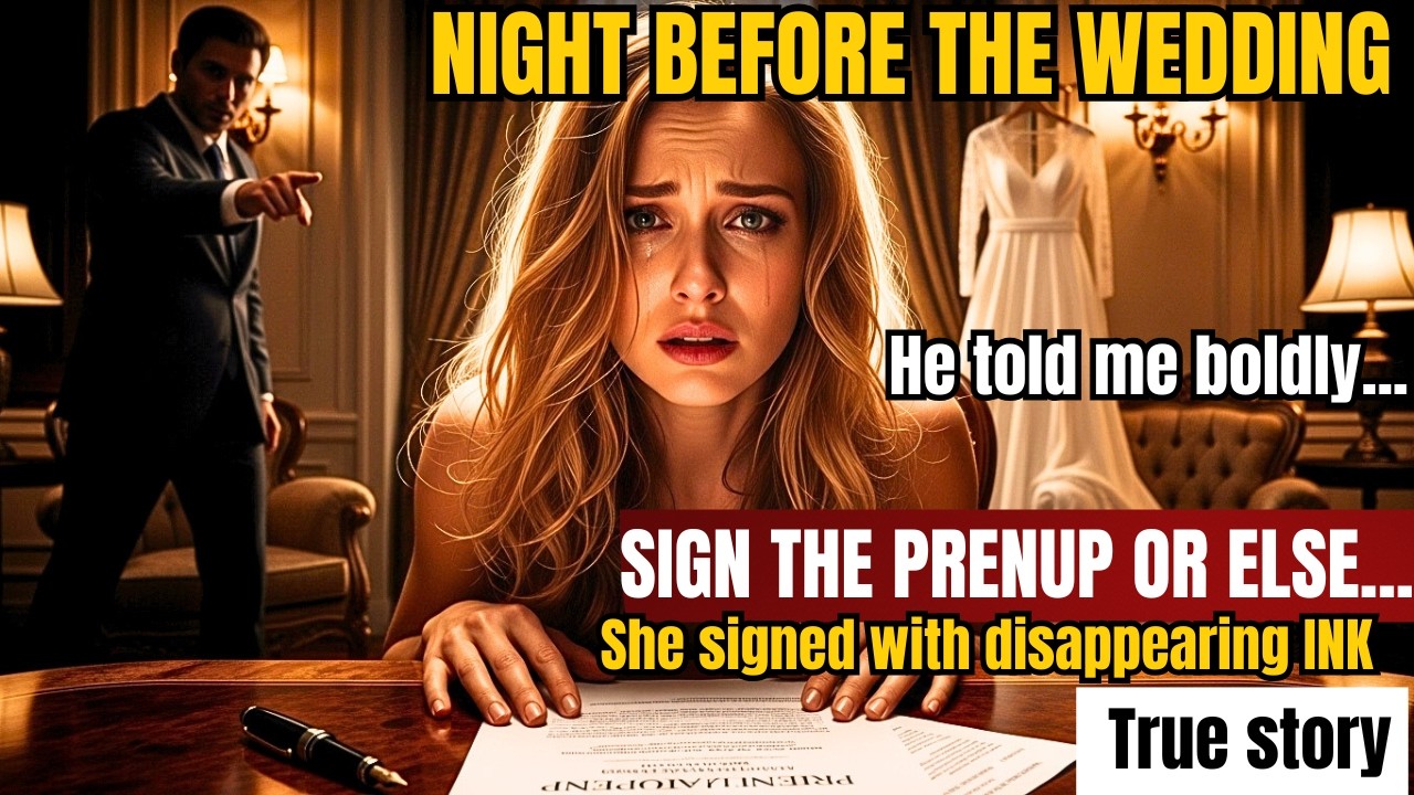 Billionaire Husband Made Her Sign a Prenup Night Before Wedding. She Used Disappearing Ink.