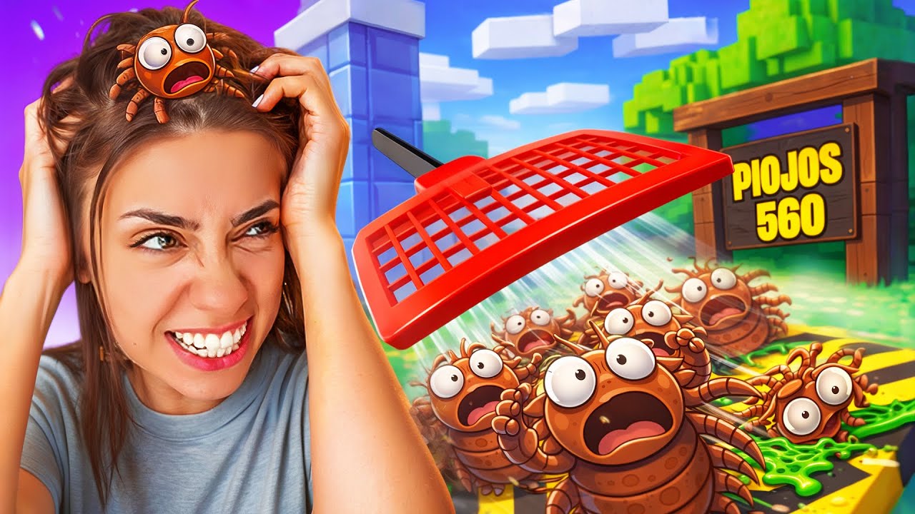 CAROLA LA PIOJOSA JUEGA ROBLOX (mata a sus piojos)