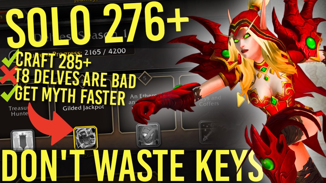 SOLO MYTH CRESTS! Do This to Unlock Them FASTER for Gilded Jackpot | World of Warcraft Midnight