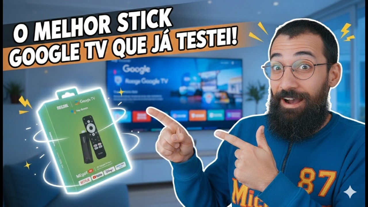 O MELHOR TV STICK QUE J&Aacute; TESTEI | MECOOL MEgo1 4K GOOGLE ANDROID