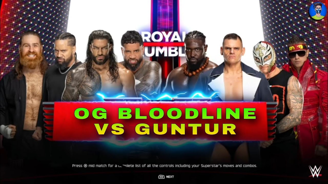 WWE 2K25 Gameplay Team OG Bloodline VS Team Guntur