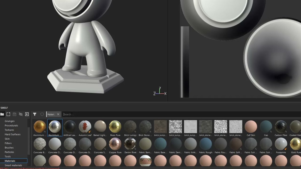How to import materials to substance painter 2021