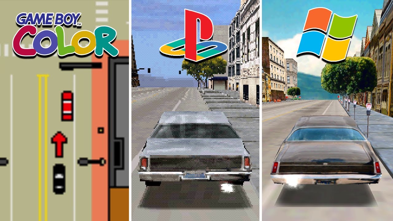 Driver (1999) | PC vs PS1 vs Game Boy Color | Comparison