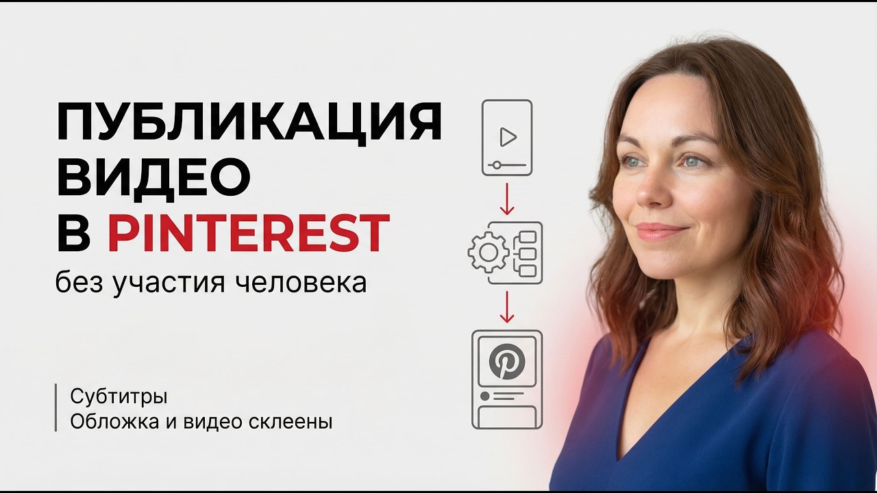 Загрузка видео в Pinterest (make.com + пинтерест = 100% автоматизация)