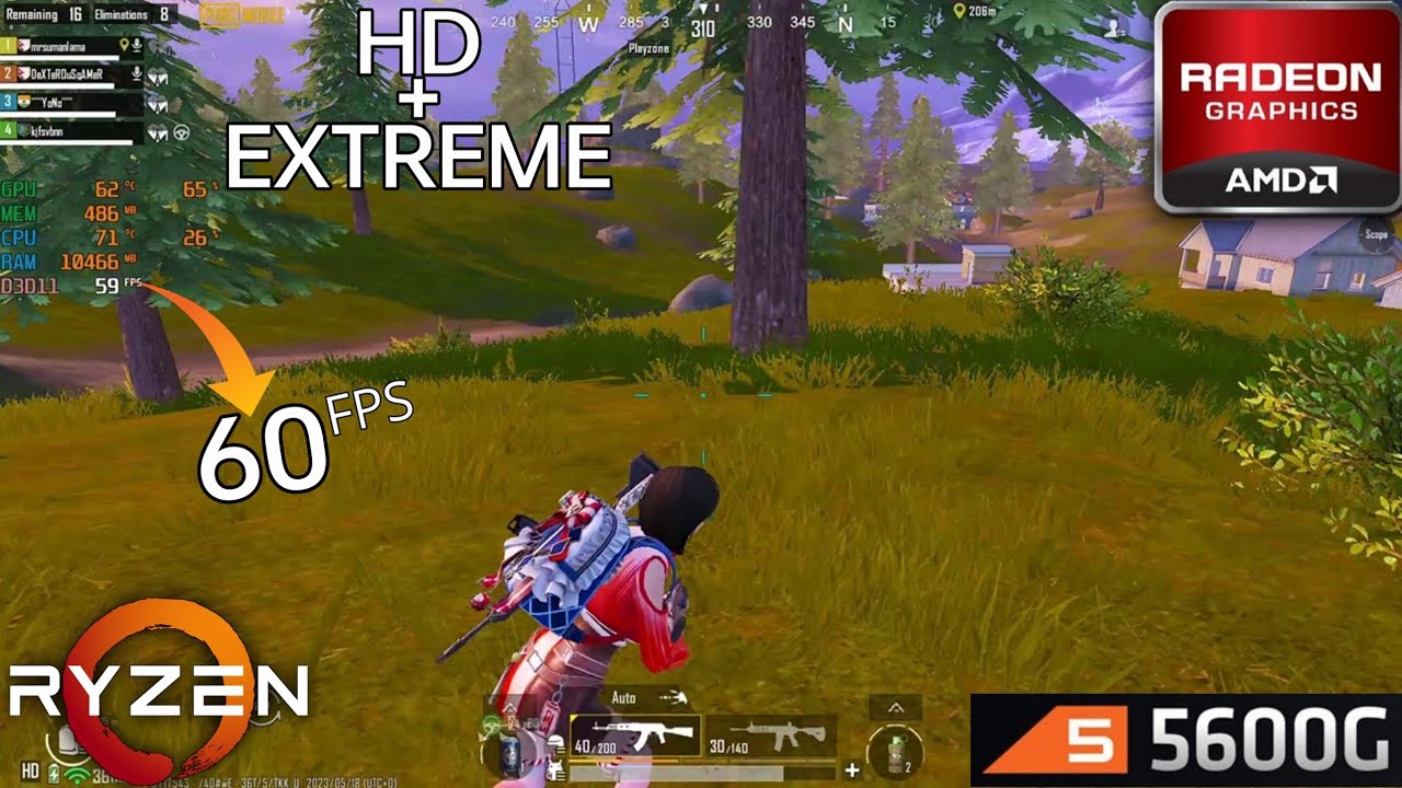 PUBG MOBILE:Gameloop 7.1 | Ryzen5 5600G+16GB Ram(vega7 igpu) | Livik HD+60fps#pubgmobile#pubg#ryzen