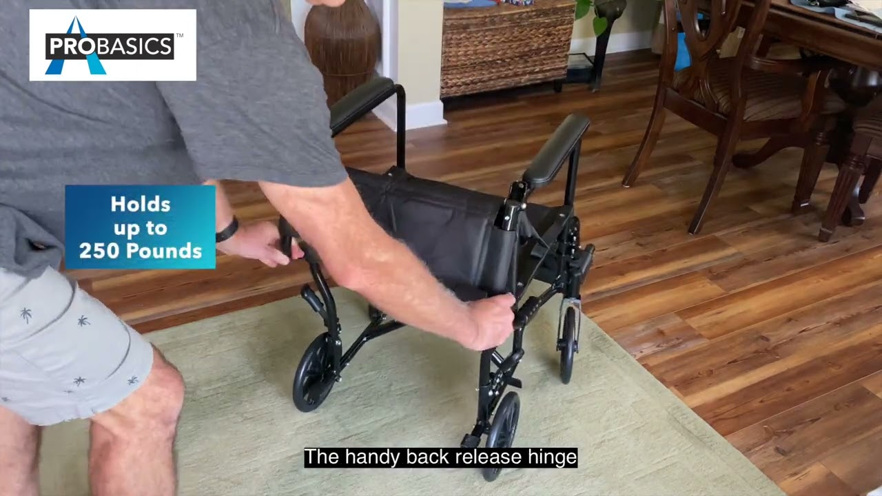 ProBasics Transport Wheelchair - Unboxing, Assembly, and Review