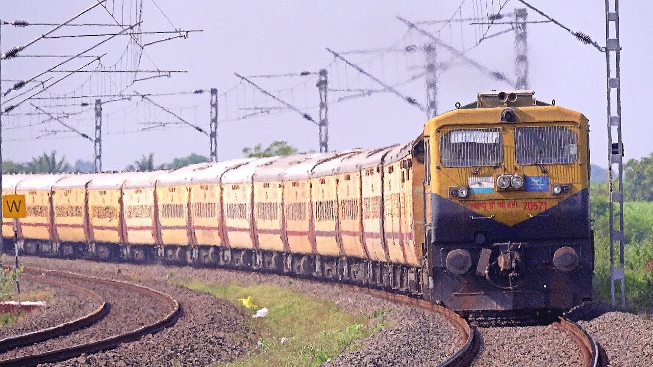 14-in-1 Hi-SPEED DIESEL & ELECTRIC TRAINS CURVING @ 130KMPH ON CHENNAI - MUMBAI LINE OF CR 😍: VOL. 2