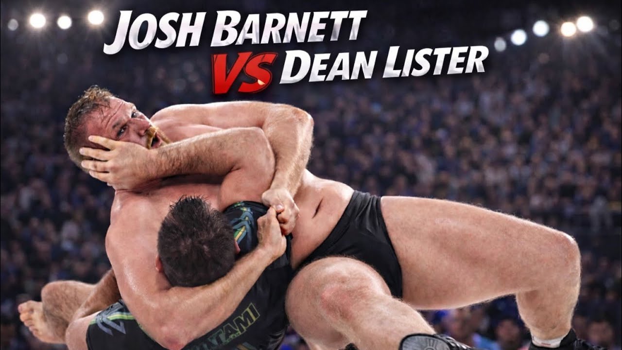 Josh Barnett Submits Dean Lister With Neck Crank / Choke From Scarf Hold (MUST SEE)