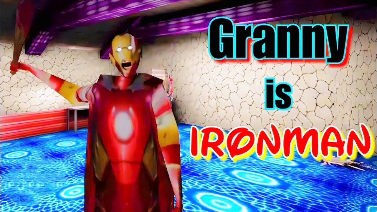 IRONMAN GRANNY ESCAPE IN HOUSE || GRANNY CHAPTER 2