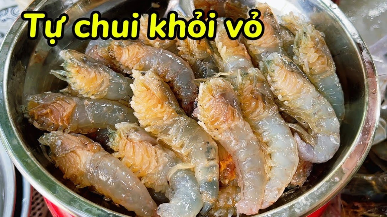 Tôm Tự Chui Khỏi Vỏ - Cách Làm Tôm Lột Vỏ Siêu Nhanh, Ít Người Biết