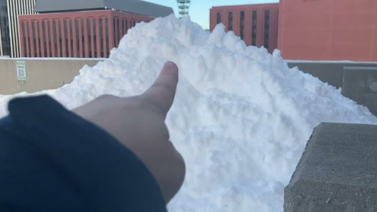 Snow day special! Montgomery traction elevators at Carriage Park Garage, Lincoln NE