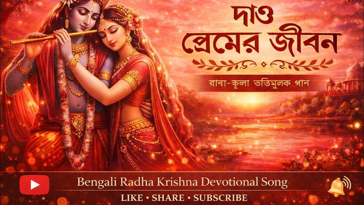 দাও প্রেমের জীবন | রাধা কৃষ্ণ ভক্তিগান | Bengali Radha Krishna Devotional Song
