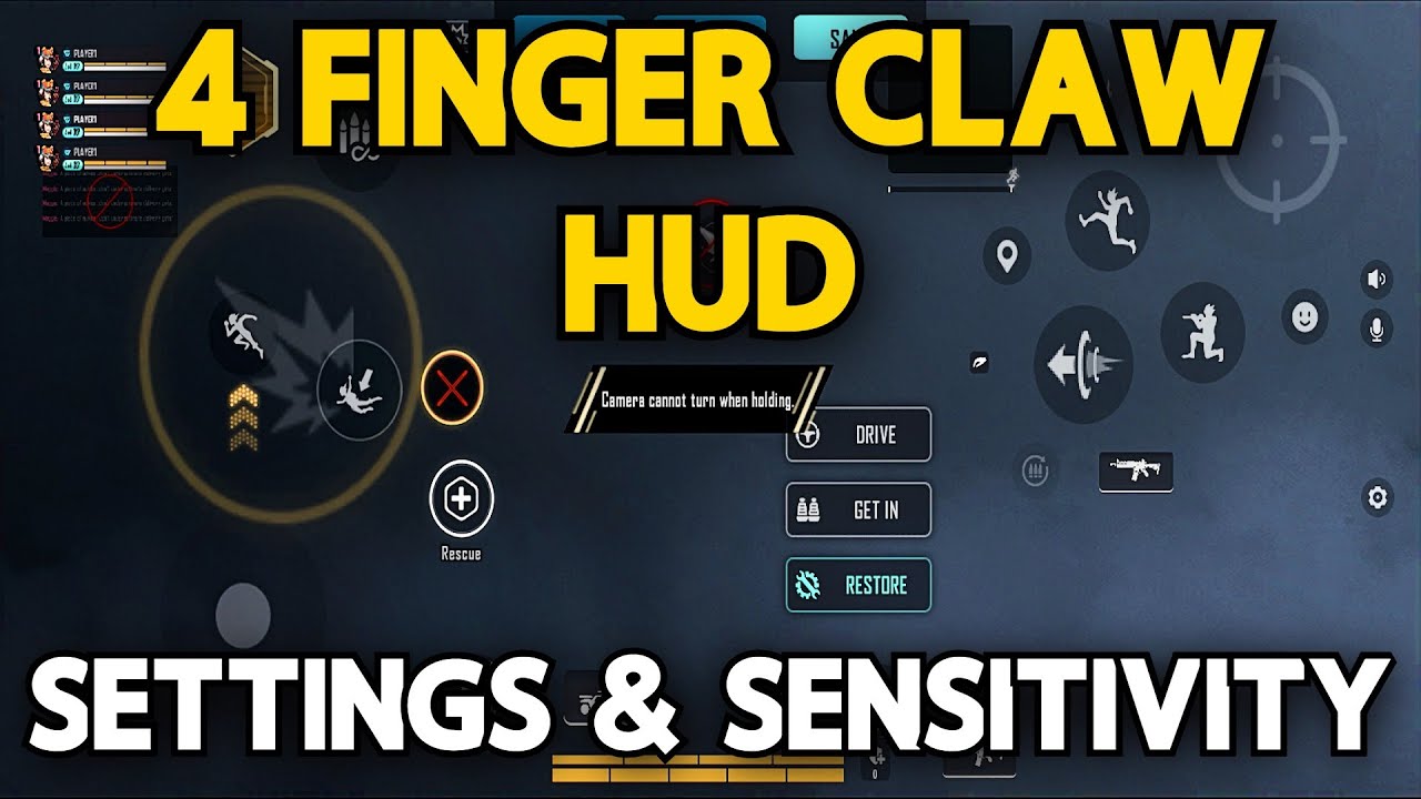 Farlight 84 Mobile | 4 Finger Thumbs Phone Layout Hud | Settings Sensitivity
