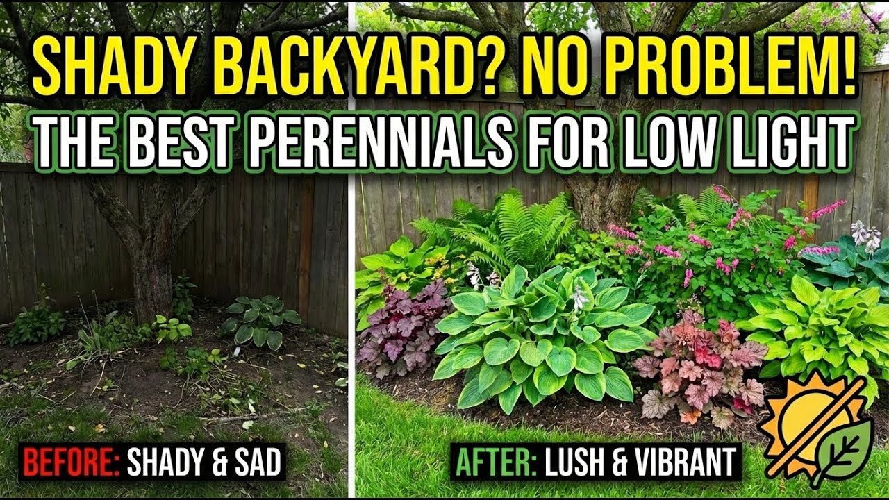 👉 Nothing Grows in Shade? Try THESE Low-Light Perennials Instead!