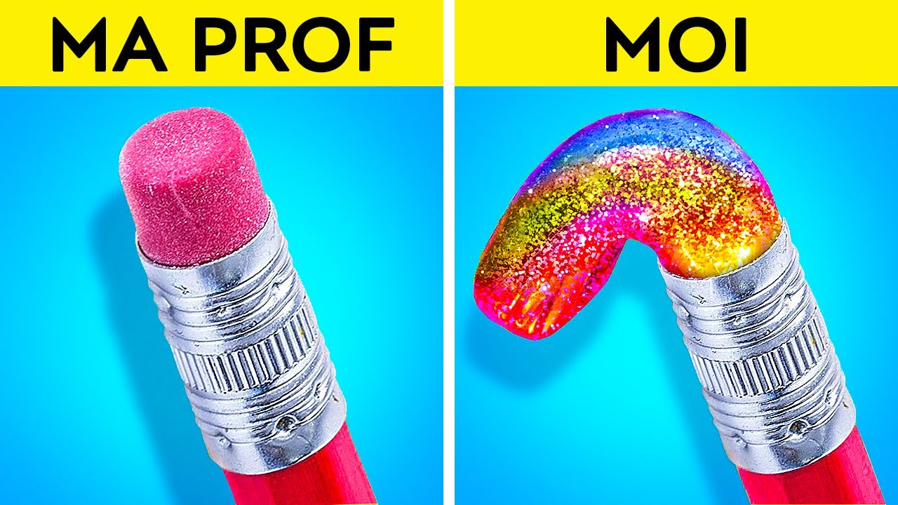 COMMENT CACHER DES BONBONS EN CLASSE || Trucs et Astuces Incroyables Par 123 Go Like!