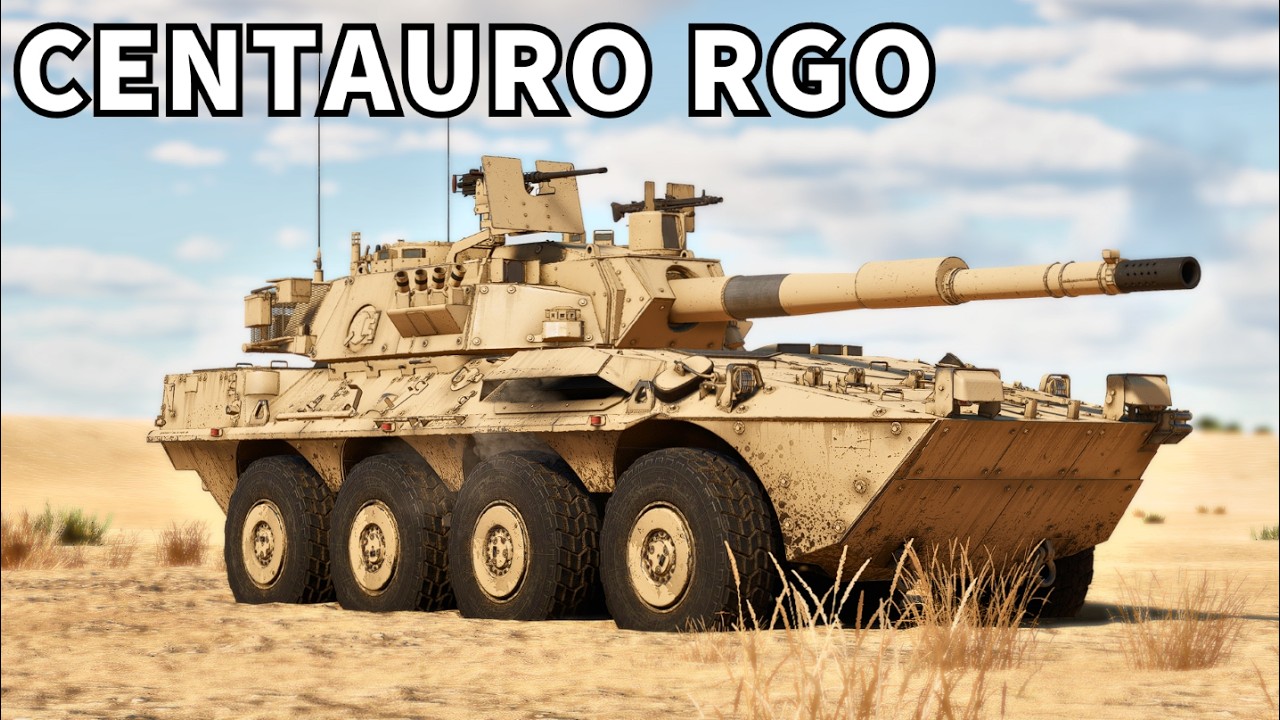 Centauro MGS 120mm☠️| TANK DESTROYER & F-104S CAS💥 | Ground Battle (WarThunder)