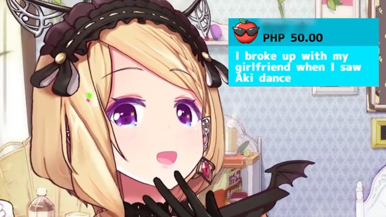 Aki reacts to Rosetai breaking up with girlfriend after seeing her belly dance [Hololive/ENG Sub]
