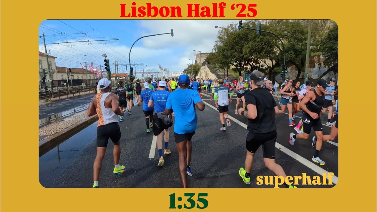 Lisbon Half Marathon 2025 | My 2nd Super Half (Insta360 GO 3S)