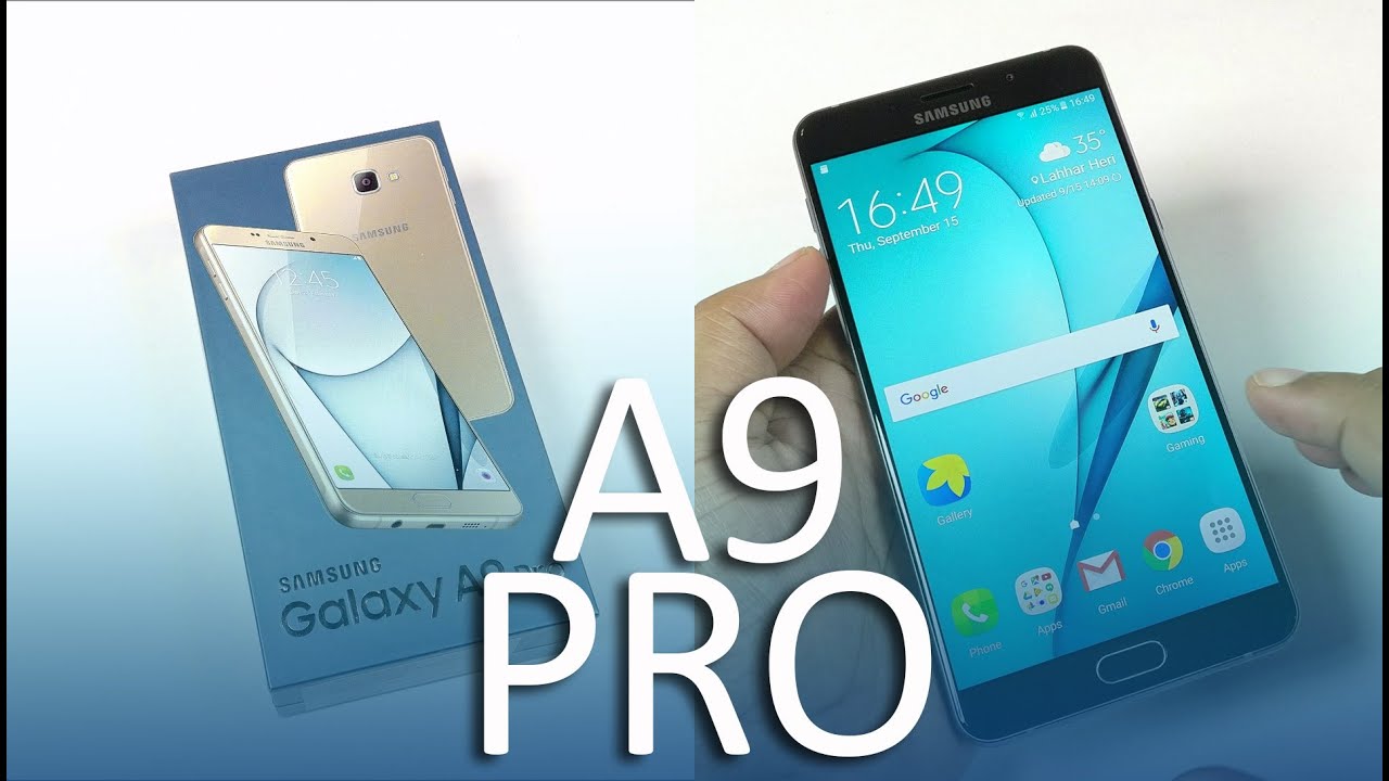 Samsung Galaxy A9 Pro Unboxing and Hands-on Impressions