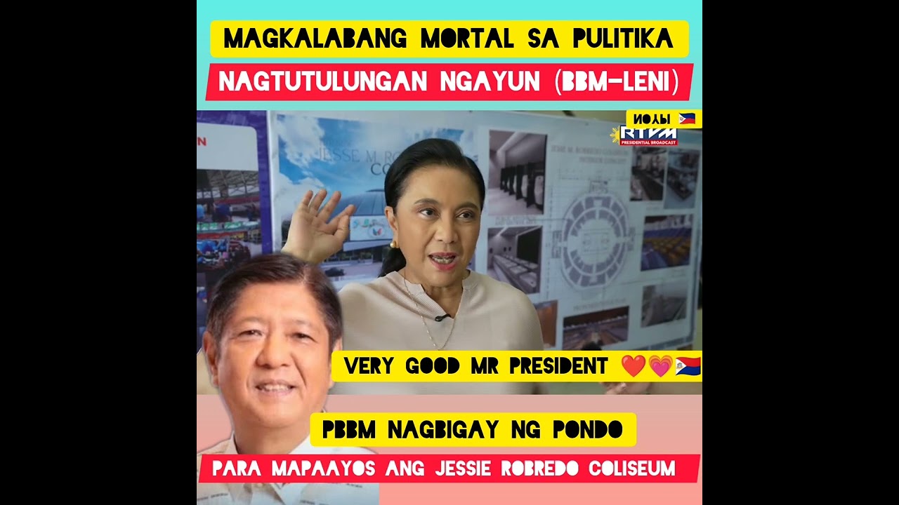 BBM -LENI magkalabang mortal sa pulitika ngayun nagtutulungan ❤️🇸🇽✌️ #pbbm #loyalista #kakampink