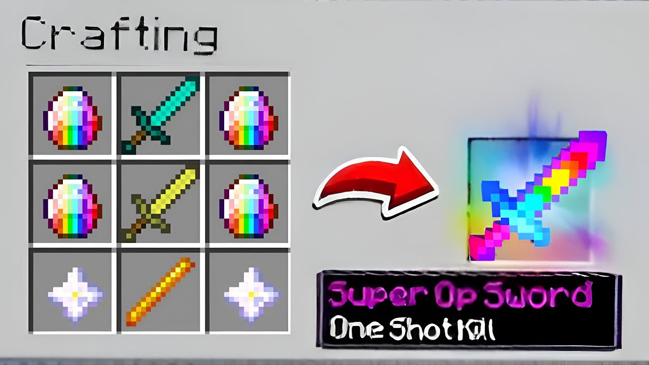 Minecraft But I Can Craft SUPER OP Tools 😱