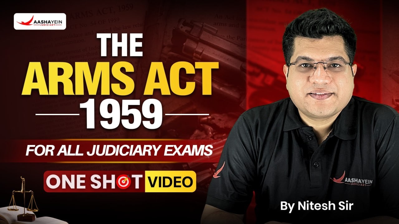 The Arms Act 1959 One Shot | Rajasthan APO 2024 | APO Complete syllabus by ALEC Judiciary