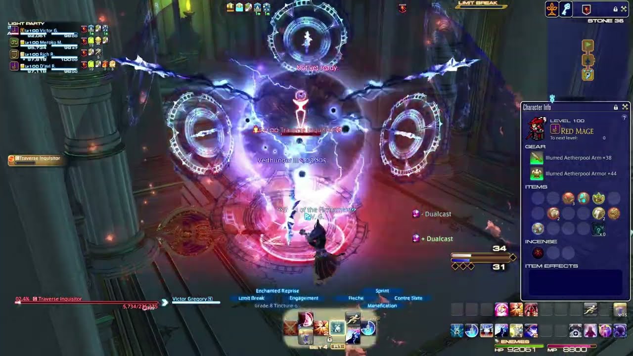 Final Fantasy XIV - Pilgrim's Traverse Stones 31 - 40 (First Clear) (RDM POV)