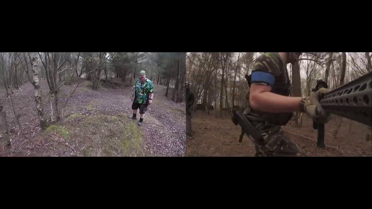 Running from the dealers - Battle Lakes Airsoft Kent