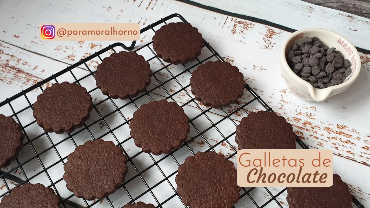 Galletas de chocolate y mantequilla