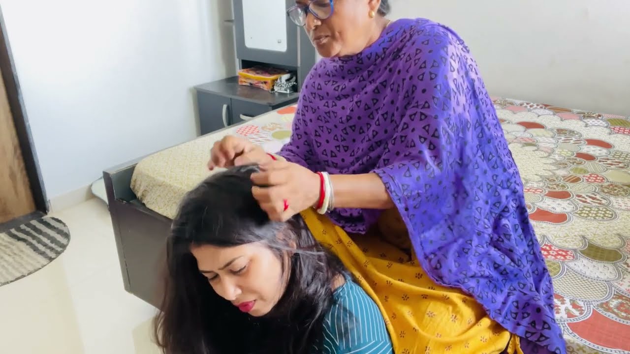 Nitpicking by mother in law #nitpicking #hairstyle #indianvloggerswarnali