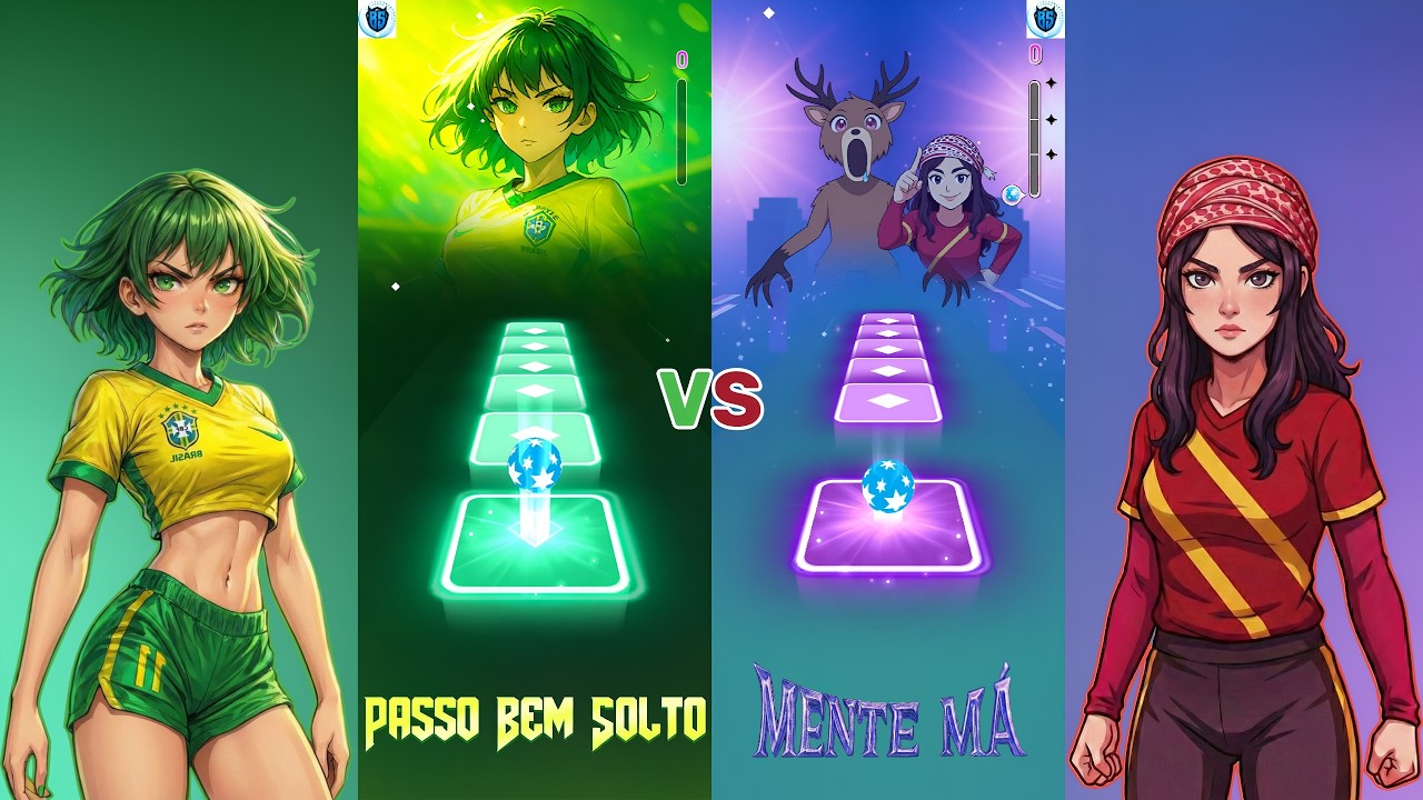 PASSO BEM SOLTO vs MENTE MÁ - Music Hop