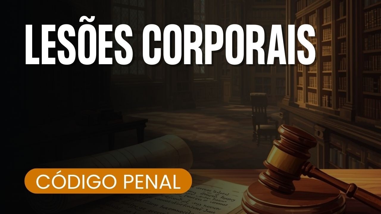 DAS LESÕES CORPORAIS - áudio com voz humana | Lei seca para concursos