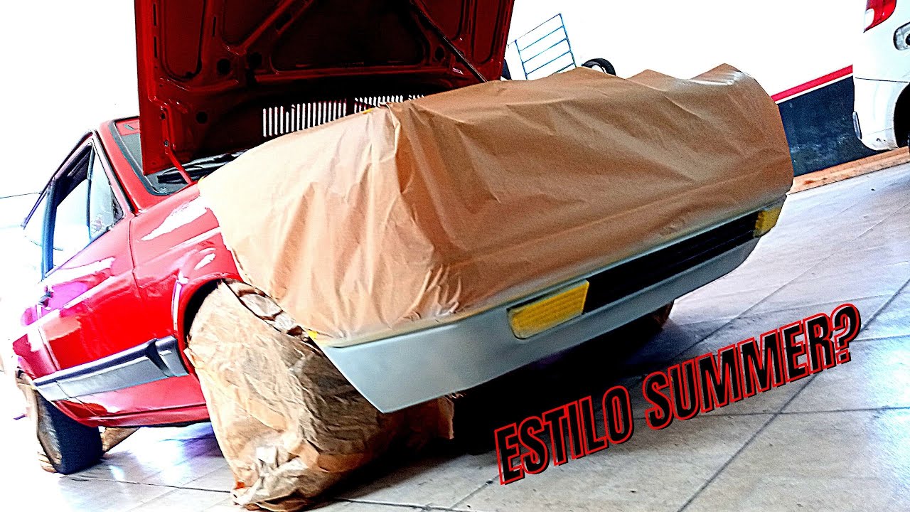 Pintei os para-choques do gol da cor do carro! estilo Summer