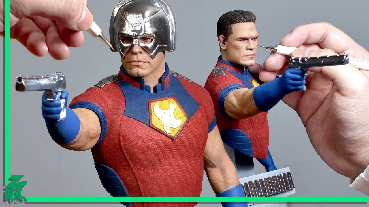 I Sculpted Peacemaker Bust | 3D Print 1/6 Hot Toys Custom The Suicide Squad John Cena