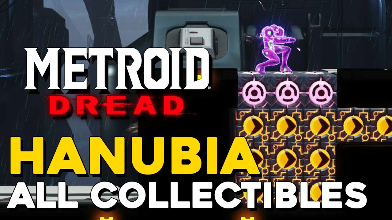 Metroid Dread Hanubia All Collectible Locations (100% Items) (All Missile Tanks, Energy Tanks...)