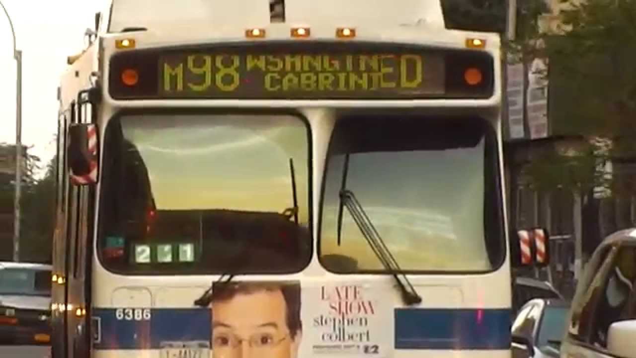 1080p⁶⁰ Orion VII OG Hybrid 6386 M98 LIMITED Bus @ West 179th Street/Wadsworth Avenue