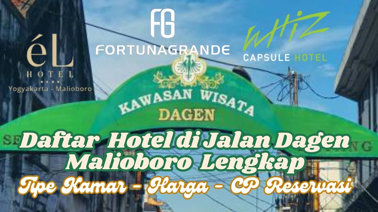 HOTEL DAN PENGINAPAN DI JALAN MALIOBORO - Review Lengkap Hotel di Jalan Dagen Malioboro