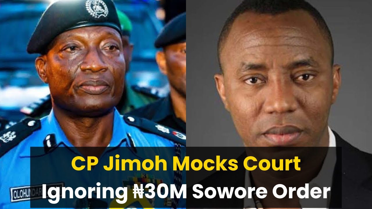 CP Jimoh Refuses To Pay Sowore ₦30M And His Reason Will Shock You