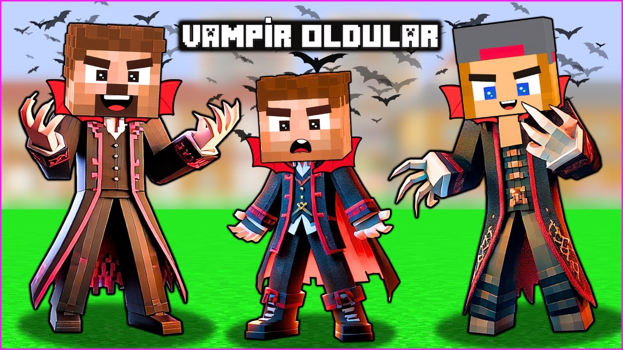 FAKİR VE AİLESİ VAMPİR OLDU! 😱 - Minecraft