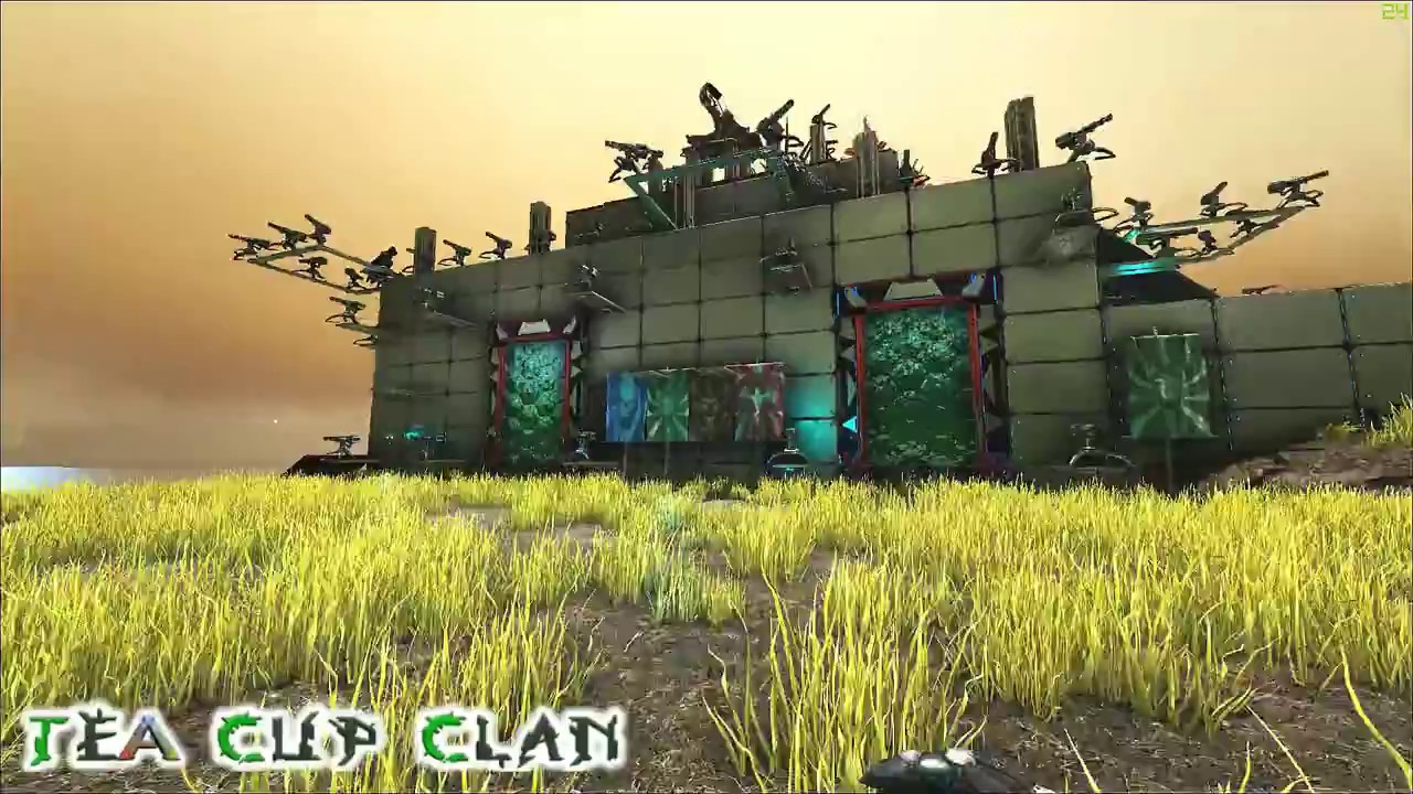 ARK TCC NAG SERVER ISLAND BASE TOUR - ALPHA TRIBE