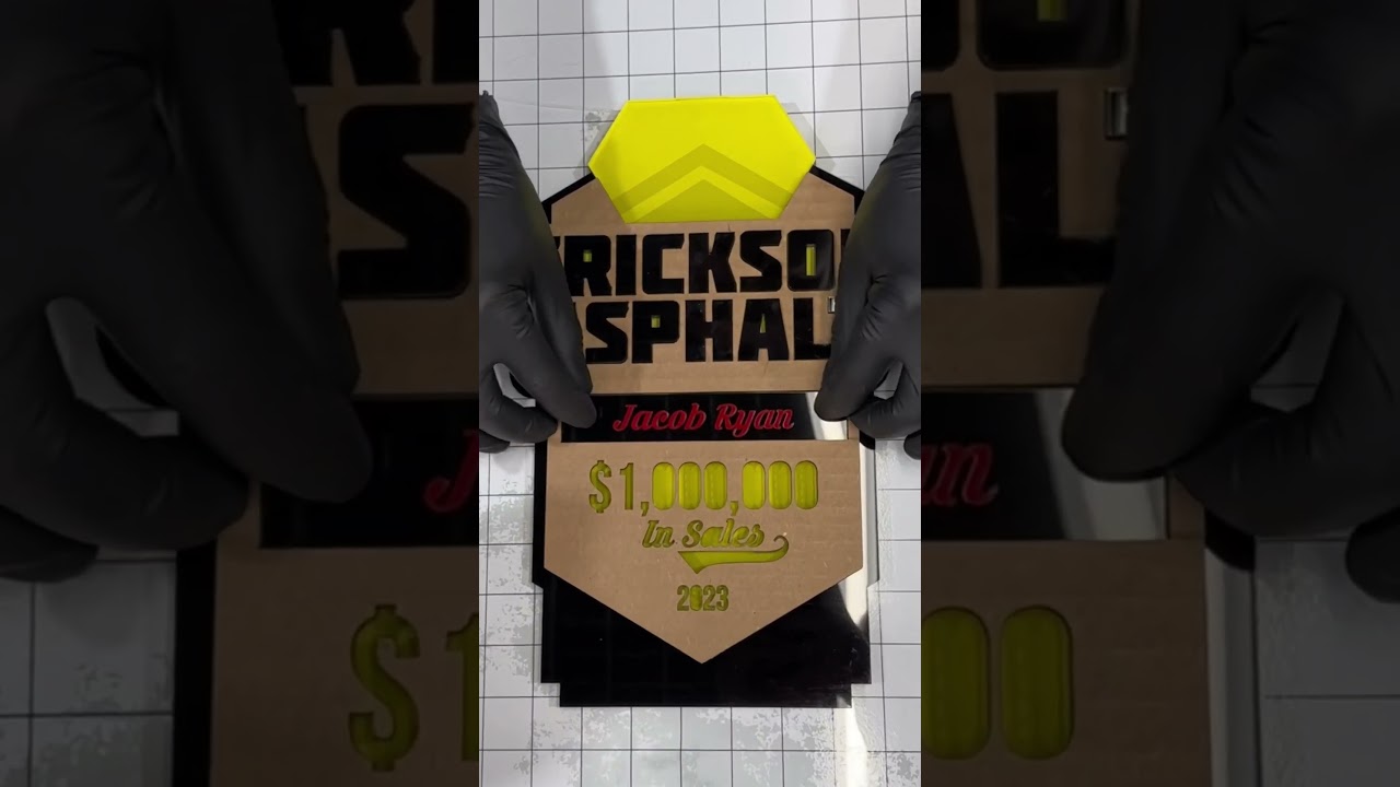 3D Acrylic trophies 🏆