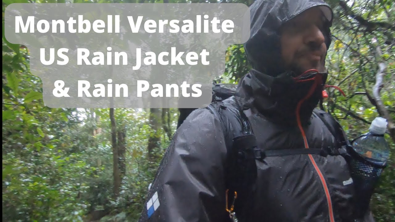 Montbell Versalite Rain Jacket and Rain Pants Review
