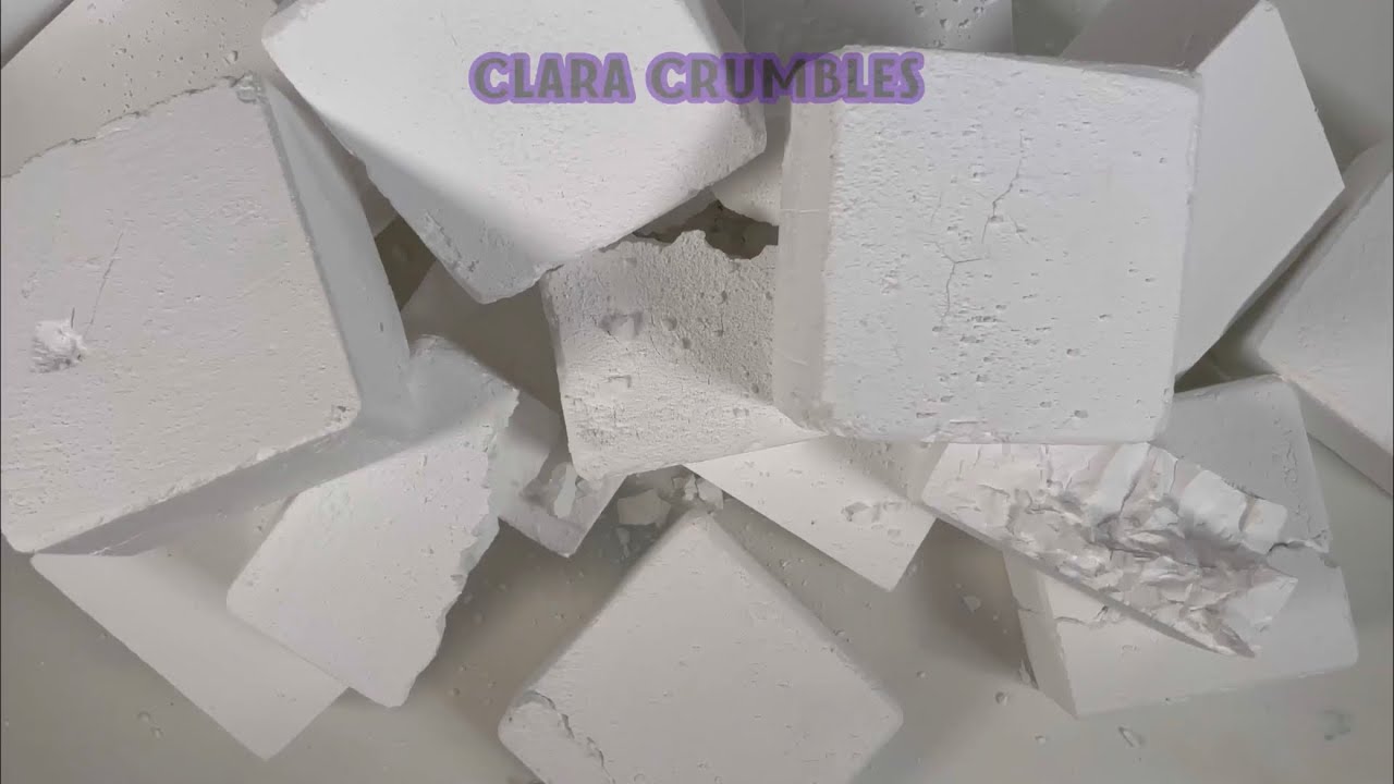 Fresh blocks of Gym Chalk ASMR #asmrgymchalk