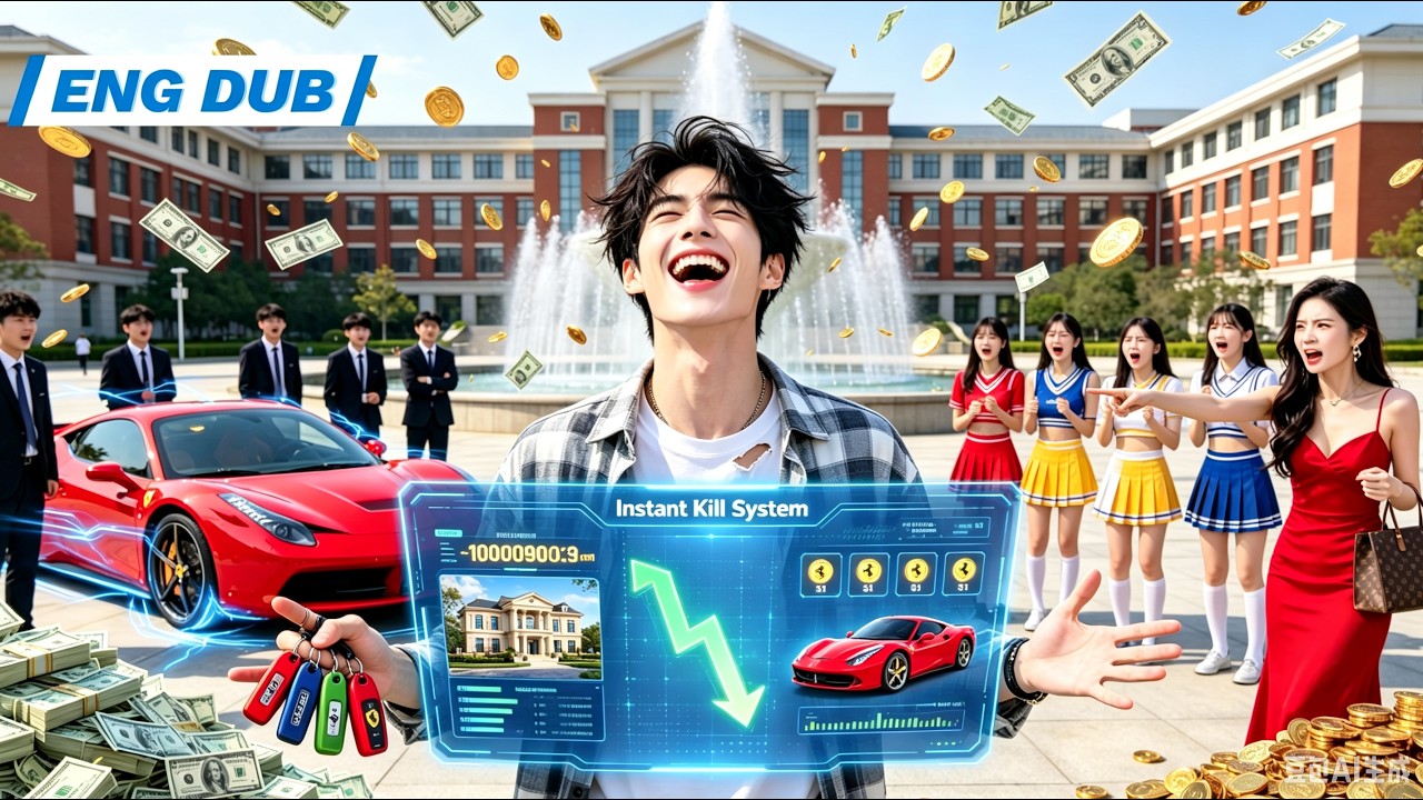 🔥Humiliated Poor Student Awakens Instant Kill System, Buys Million-Dollar Car & Mansion for $1!