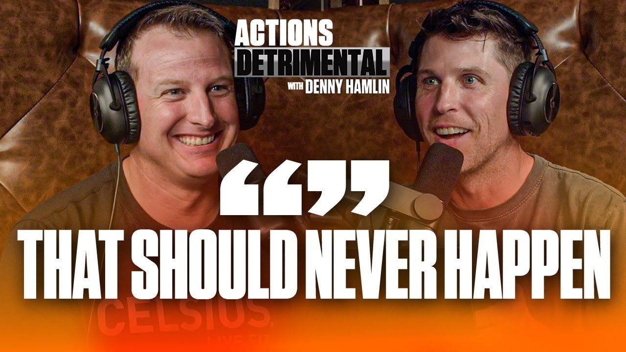 Michael McDowell joins Denny Hamlin For A Chat After Winning At Indianapolis | Actions Detrimental